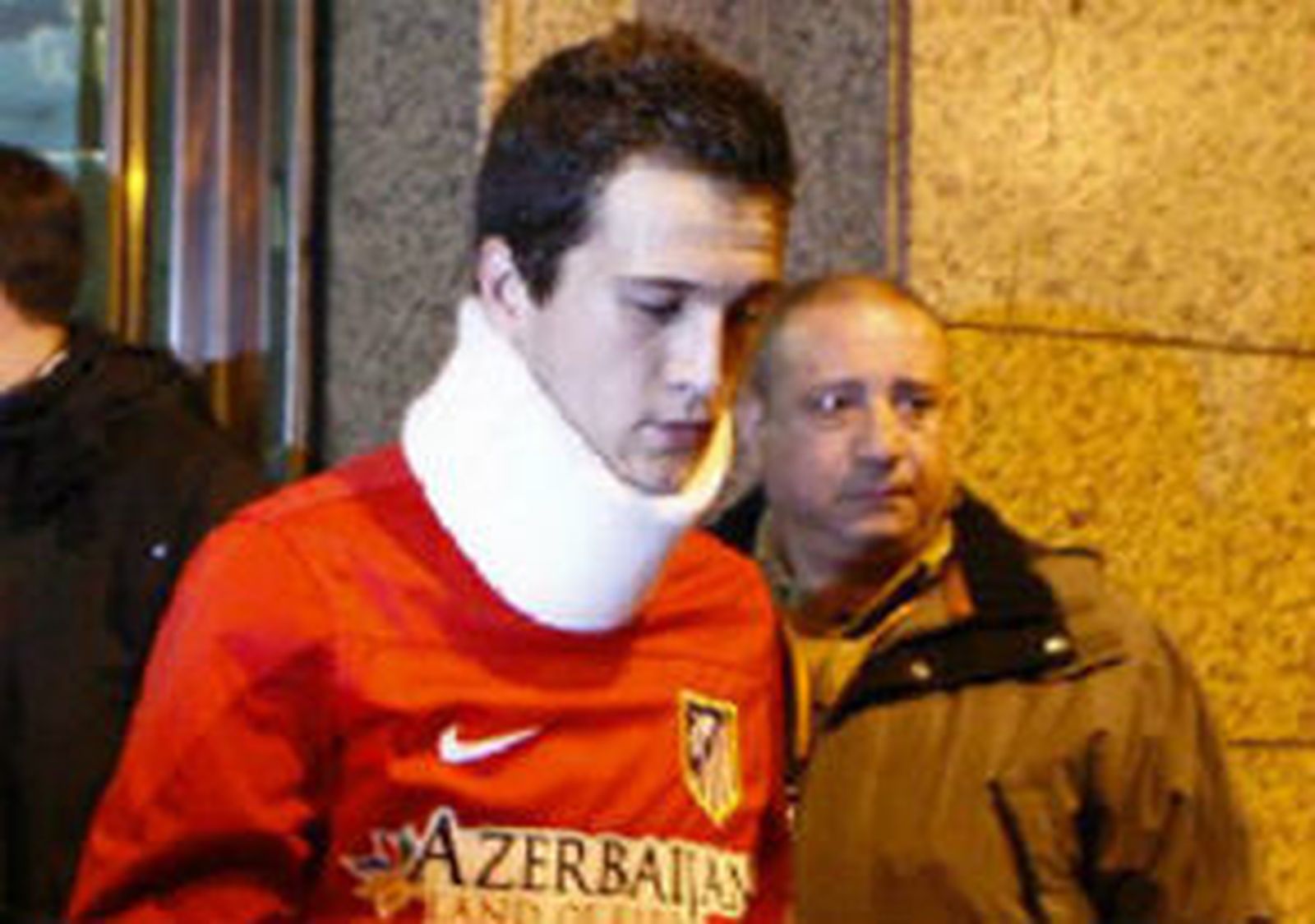 Manquillo, con collarín