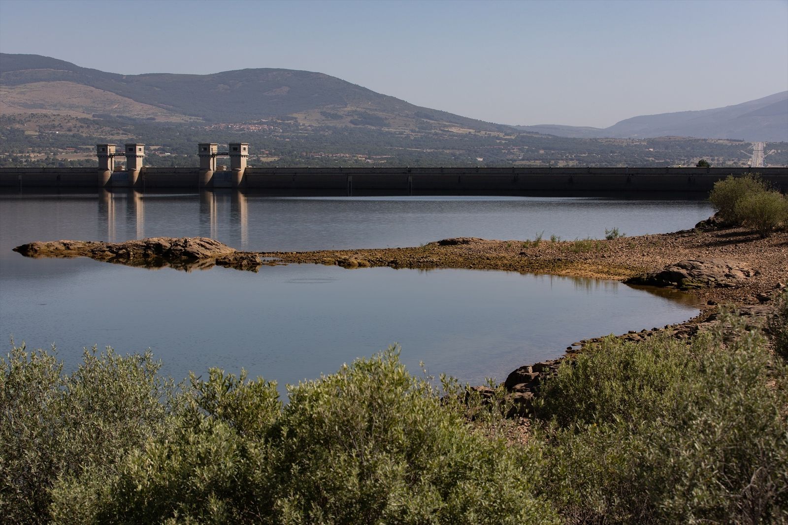 Embalse de Riosequillo en Buitrago de Lozoya