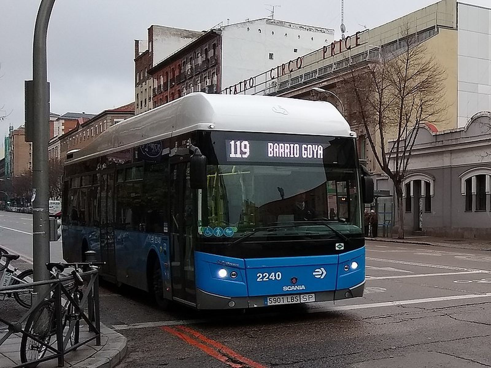 Autobús de la línea 119 de la EMT