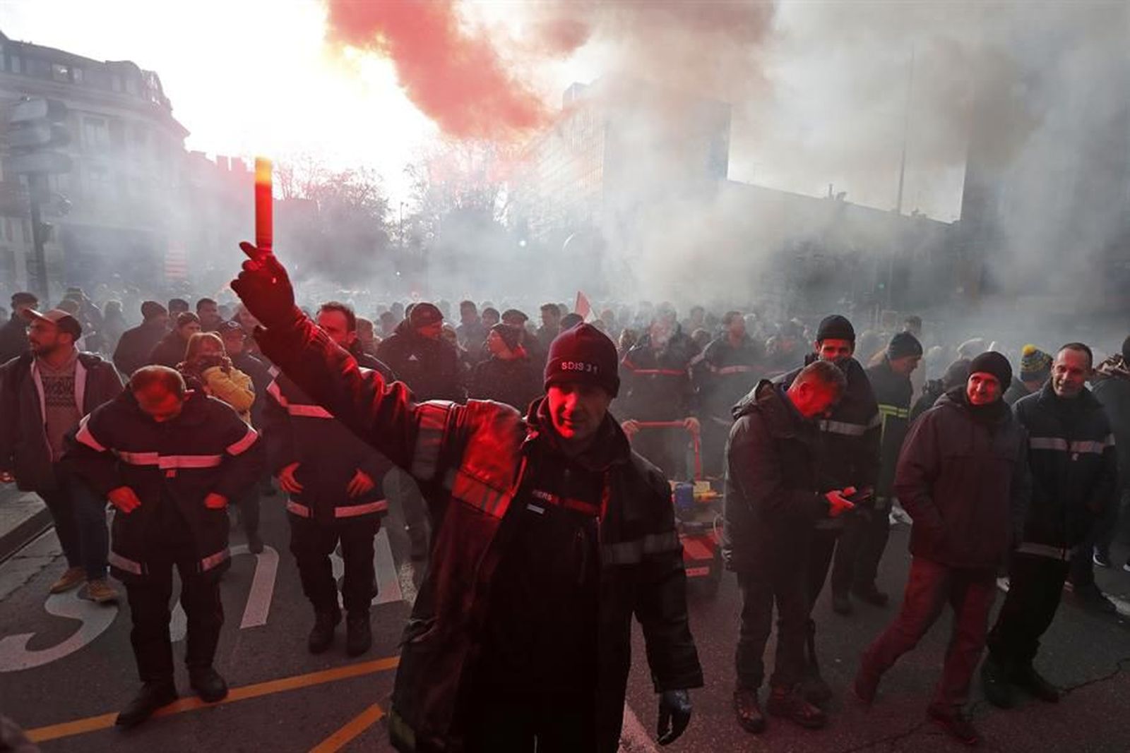 Protestas masivas en Francia contra la reforma de las pensiones del Gobierno