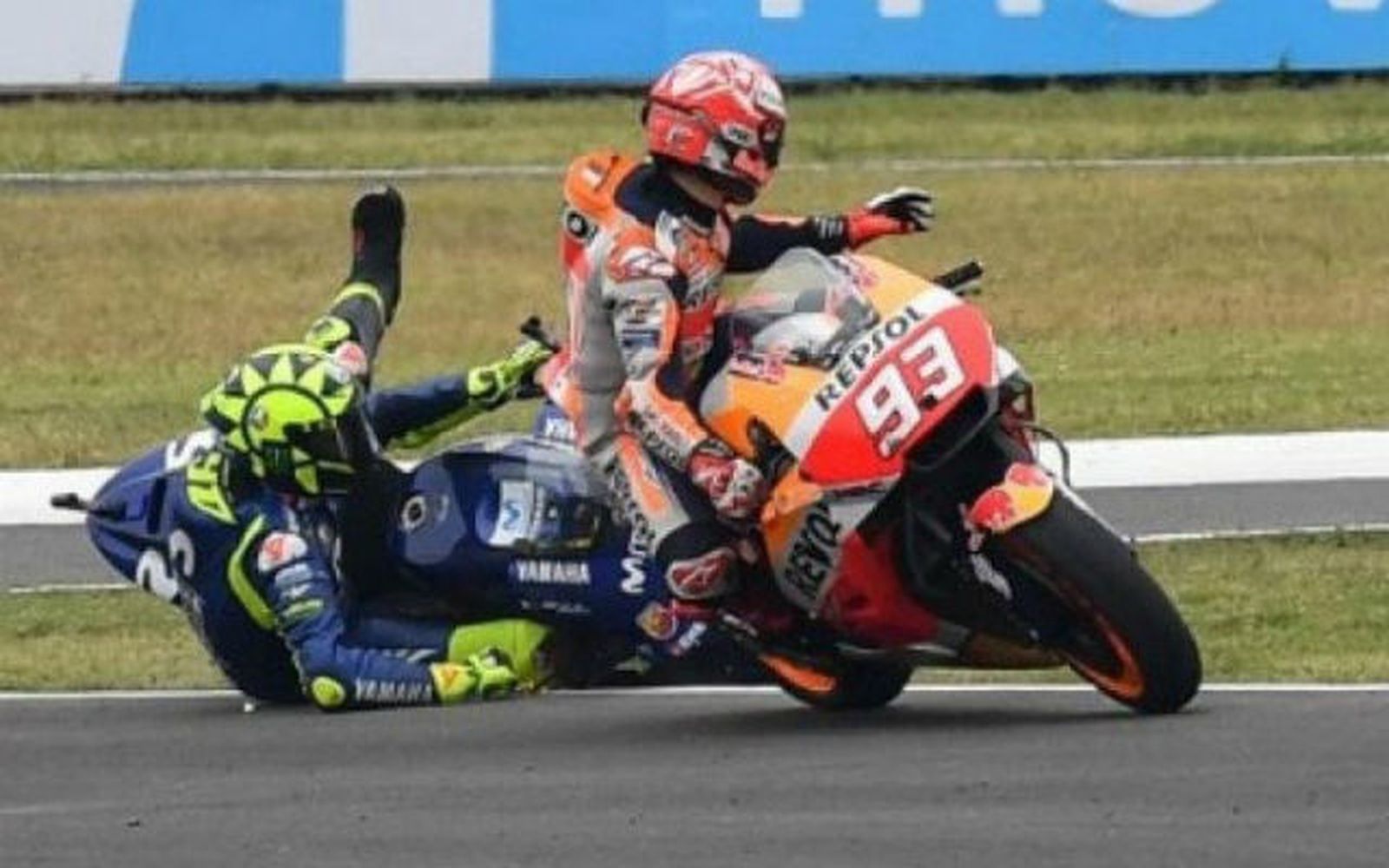 Valentino Rossi y Marc Márquez