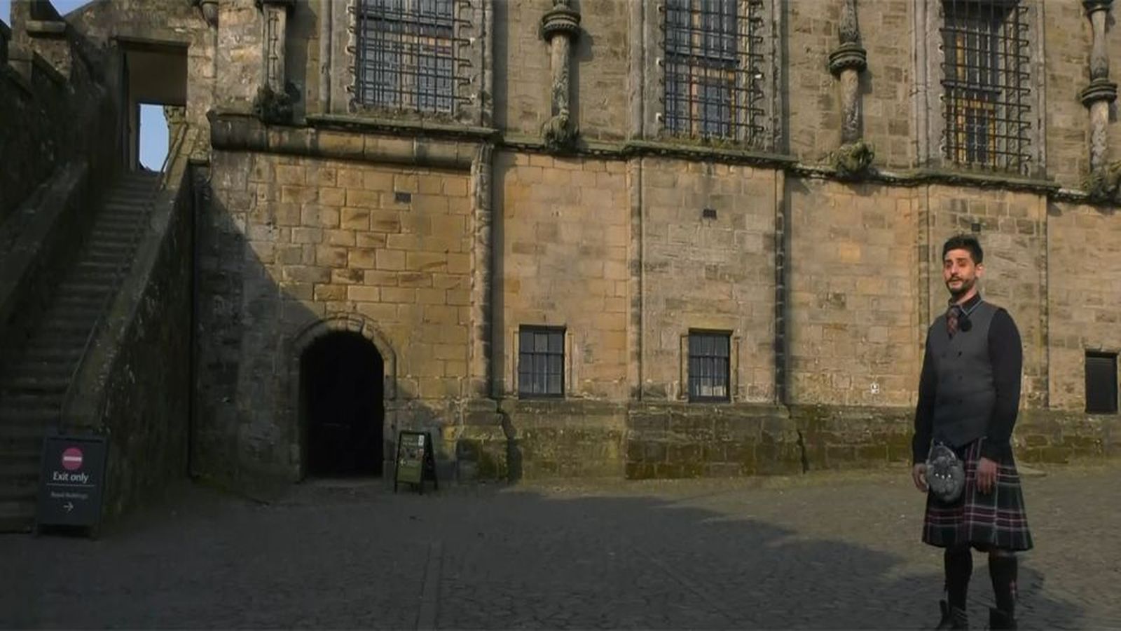 El castillo de Stirling, Monumento Nacional de Escocia