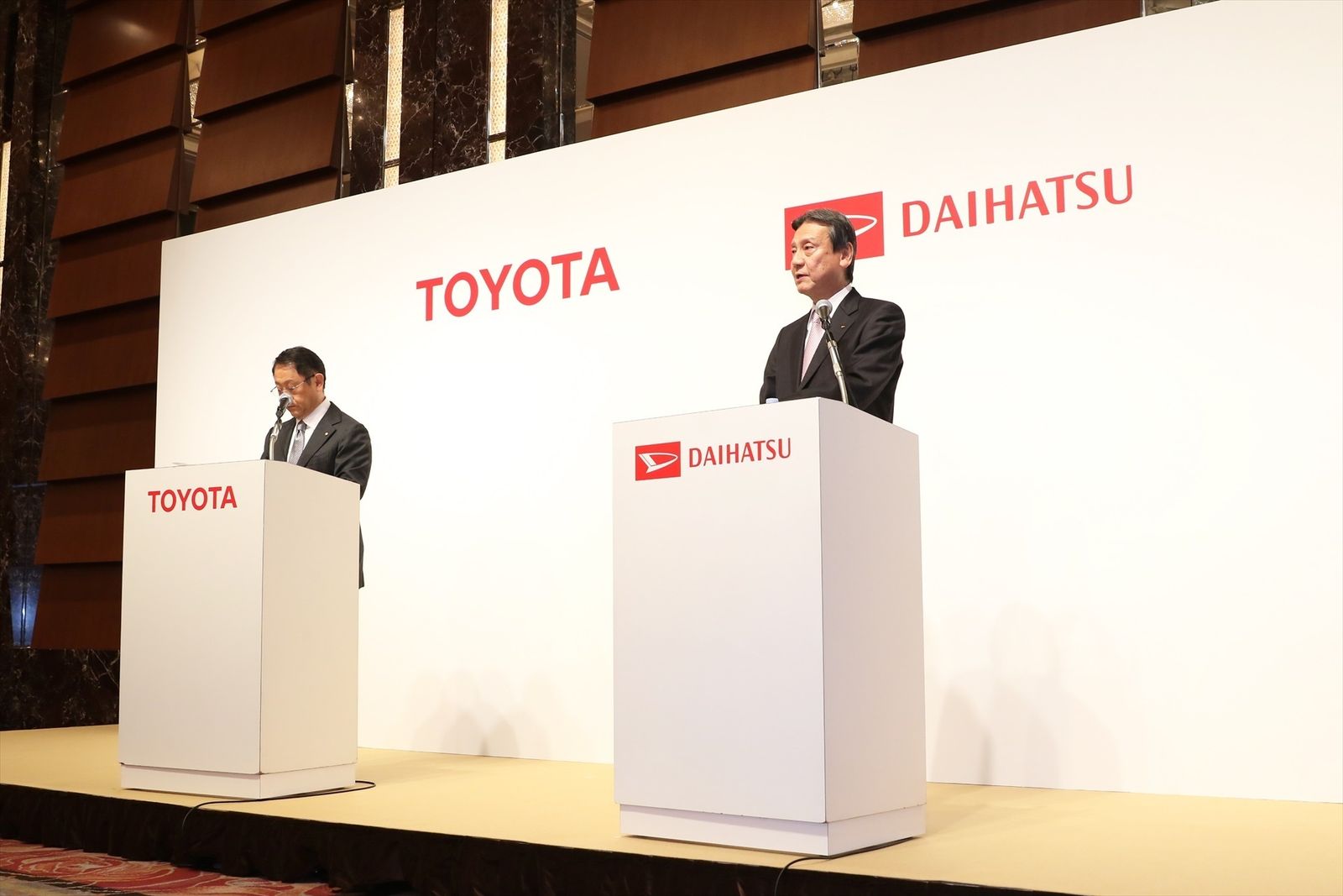 Acuerdo entre Toyota y Daihatsu. Imagen de archivo