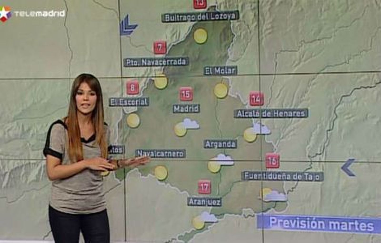 Y el tiempo para hoy...