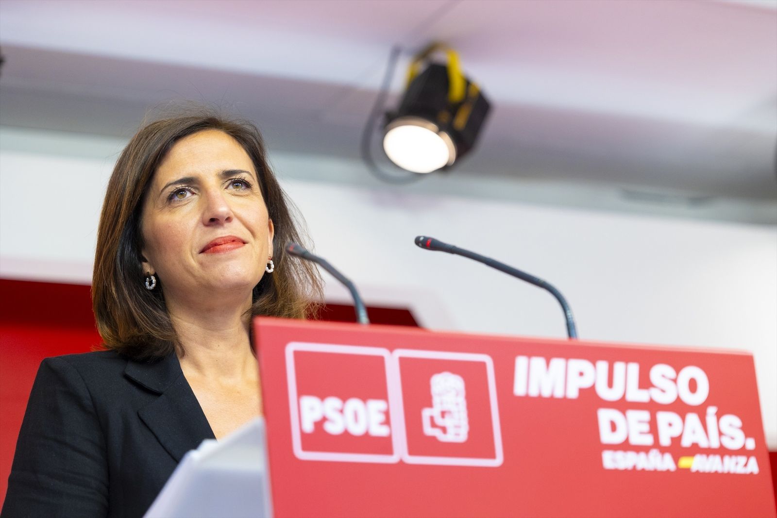 La portavoz del PSOE, Esther Peña
