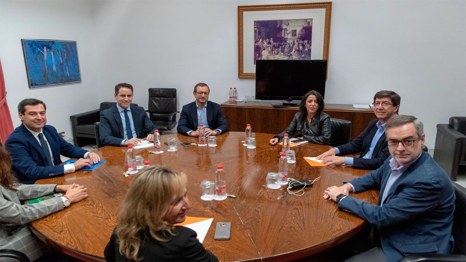 PP y Cs se dan de plazo hasta el día 17 para cerrar un programa común en Andalucía