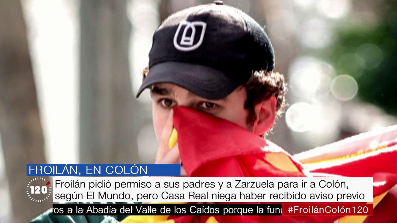 La polémica asistencia de Froilán a la manifestación de Colón contra Pedro Sánchez