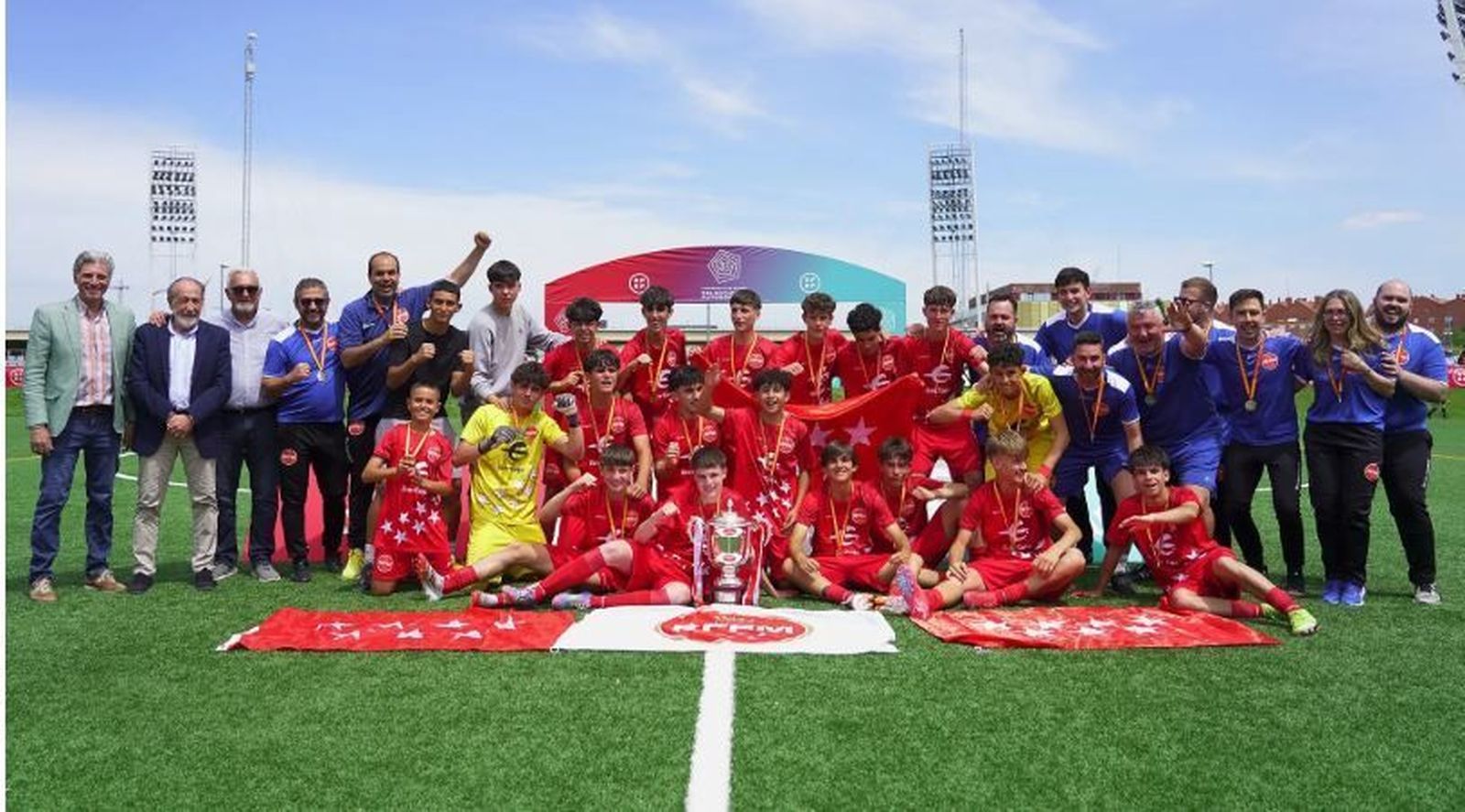 La selección madrileña sub'14, campeona de España