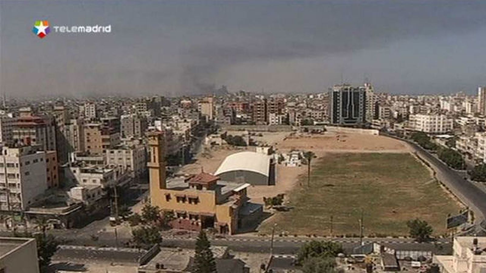 Bombardeo en Gaza