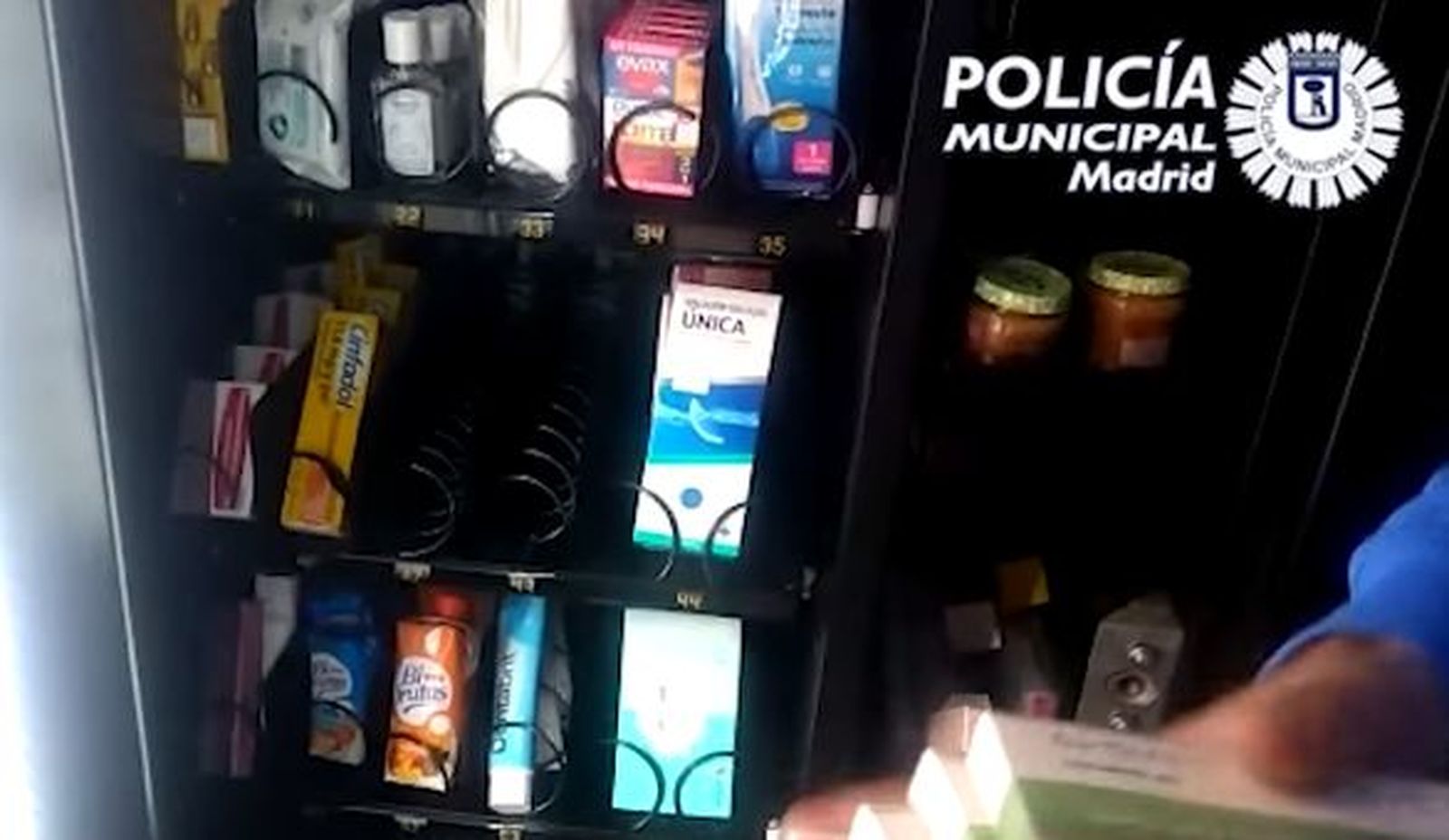 Máquina de venta con productos sanitarios y de parafarmacia