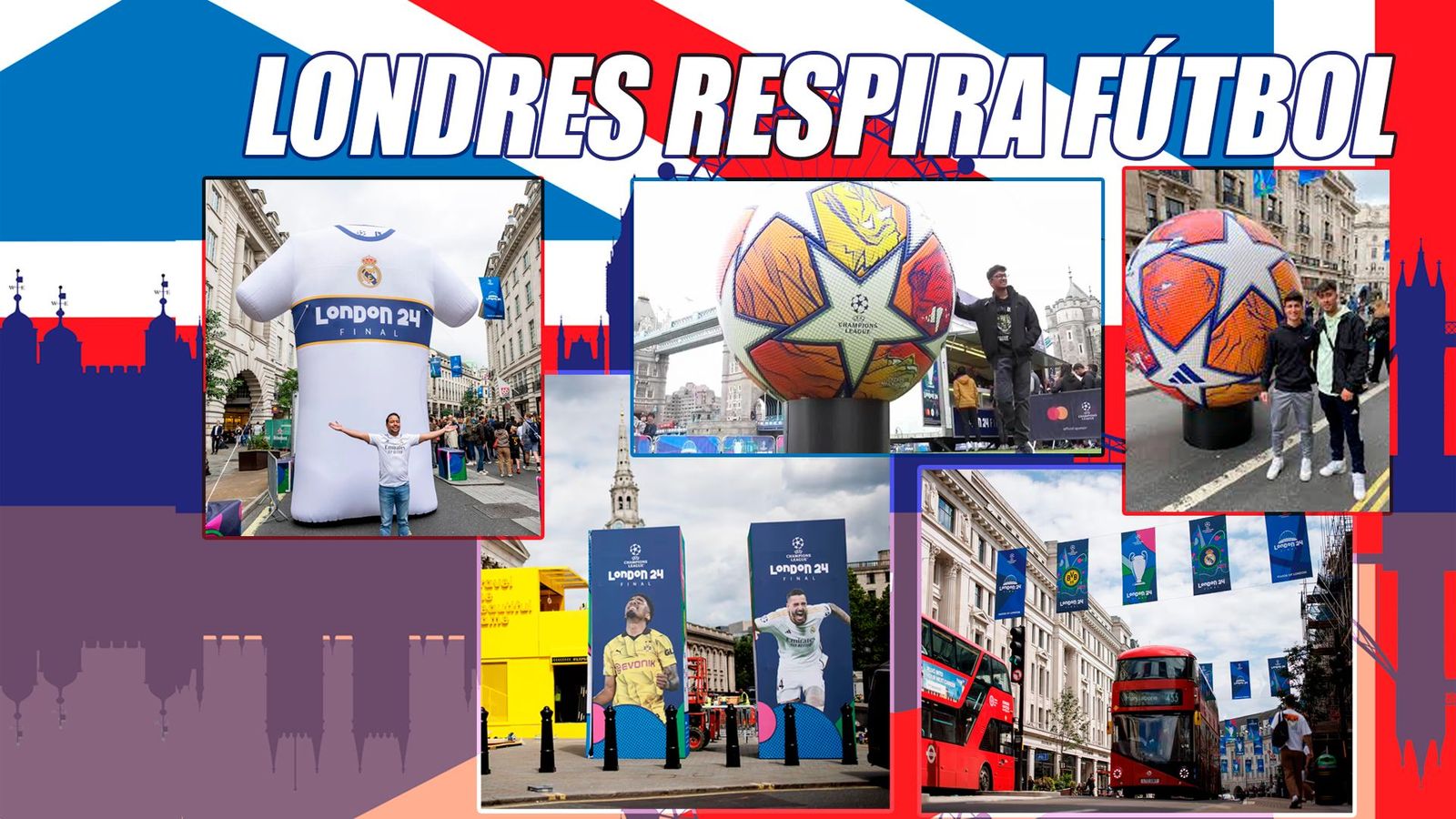 Londres se tiñe de blanco