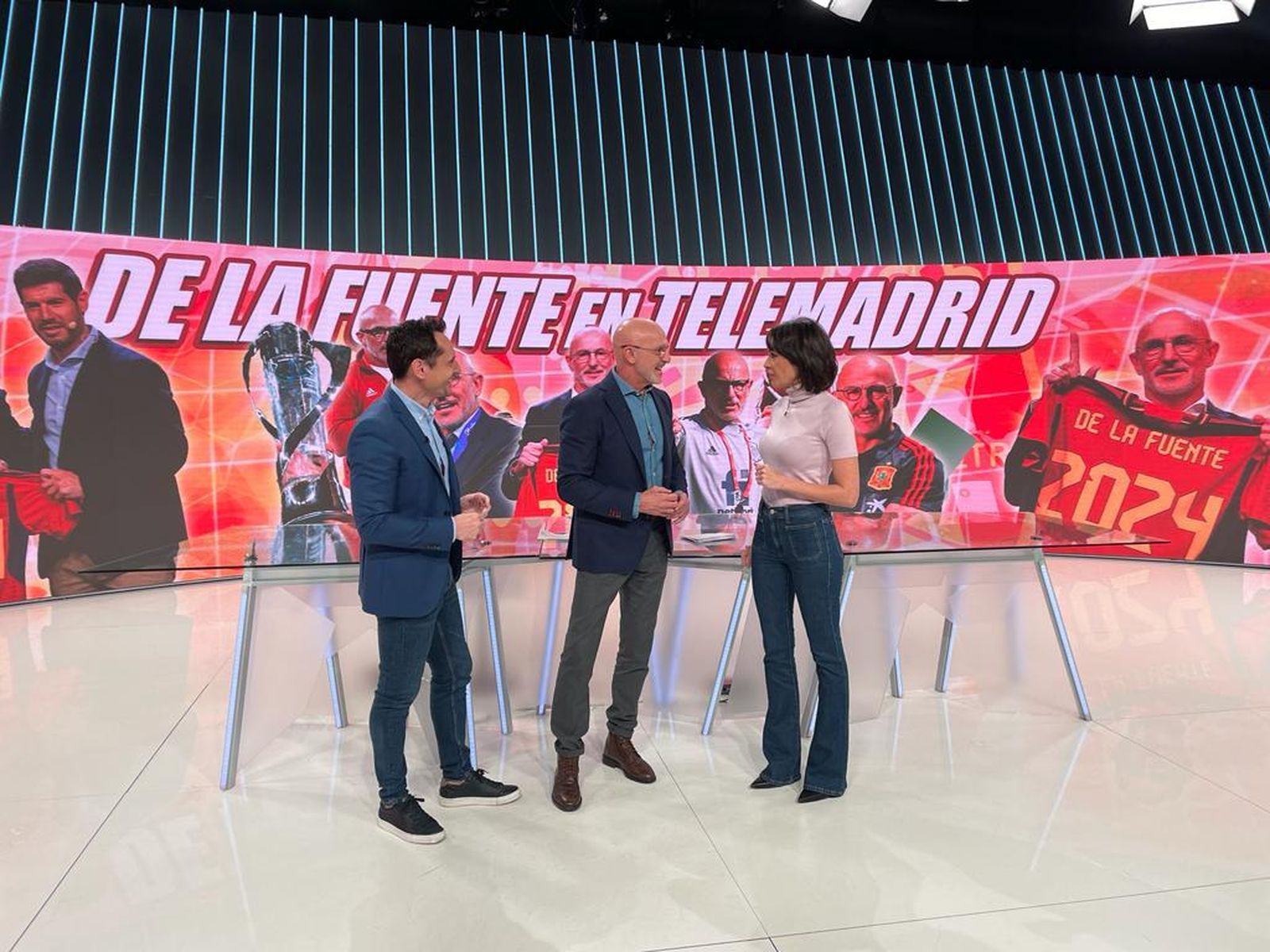 Javier Callejo, Luís de la Fuente y Carolina García