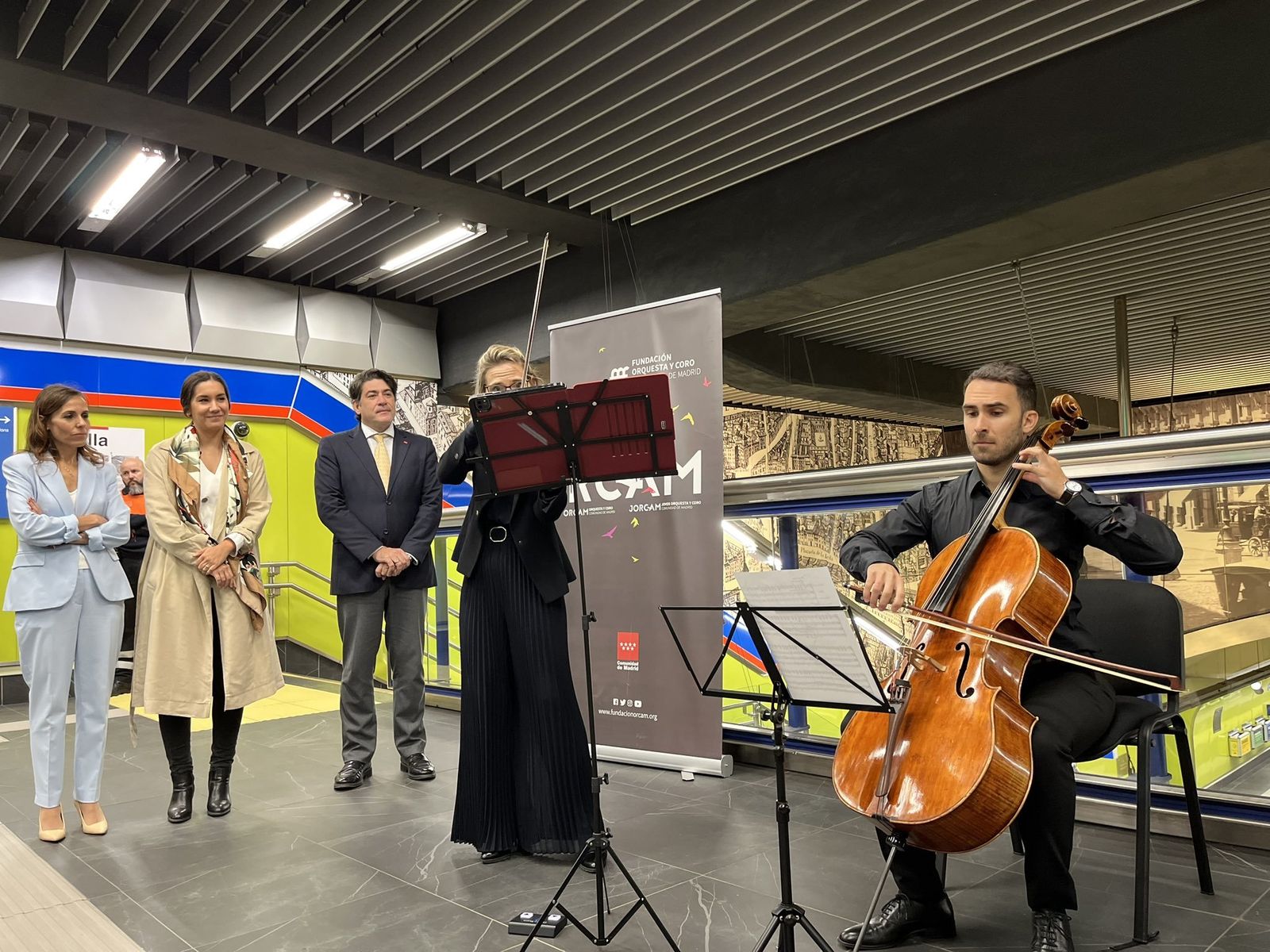 Música clásica en las estaciones de Metro