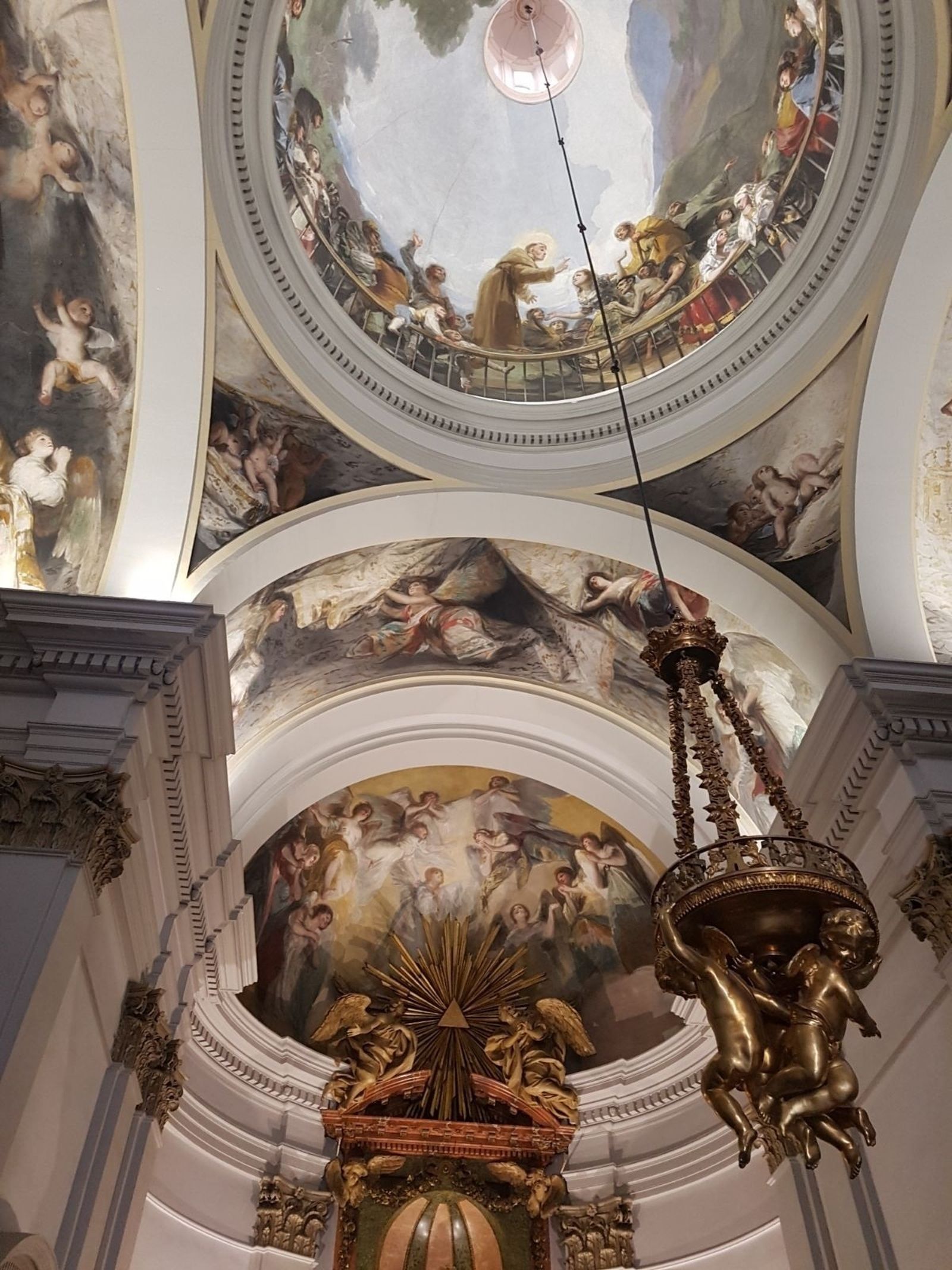 La ermita de San Antonio de la Florida, con los frescos de Goya