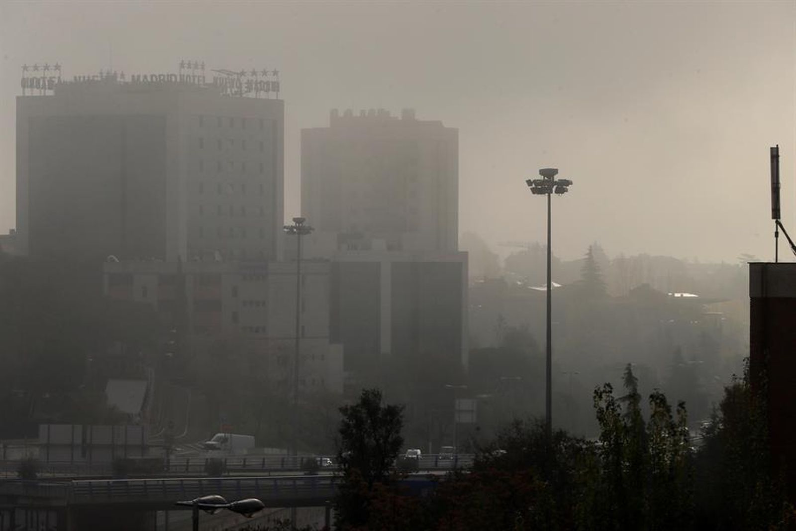 Niebla en Madrid