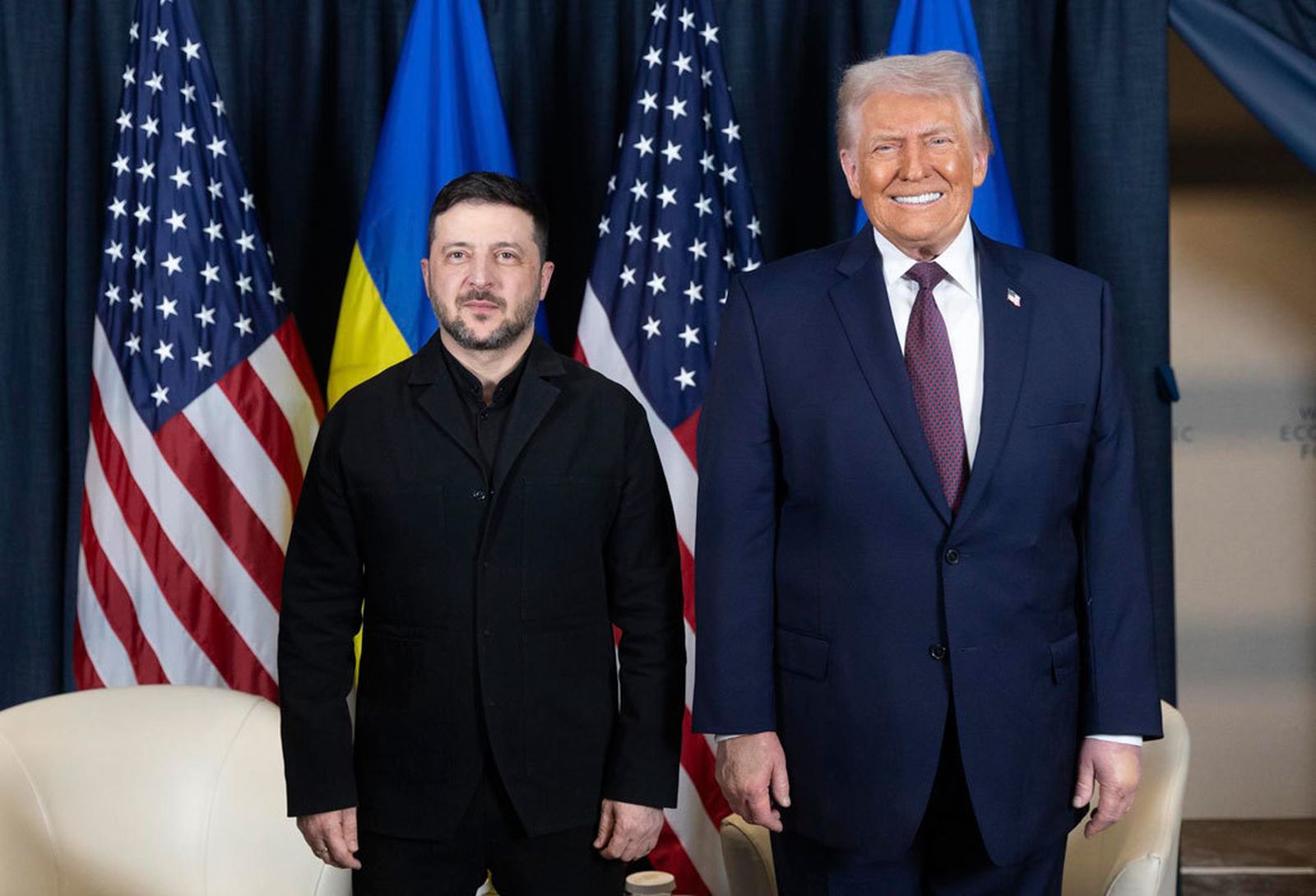 Zelenski con Donald Trump