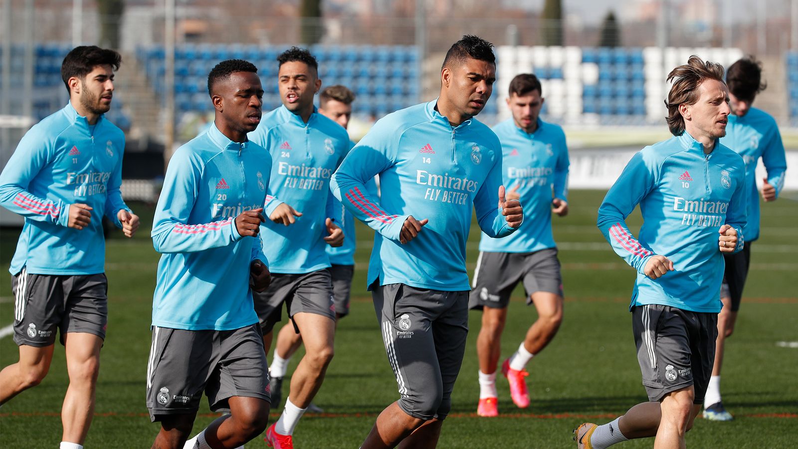 Entrenamiento del Real Madrid