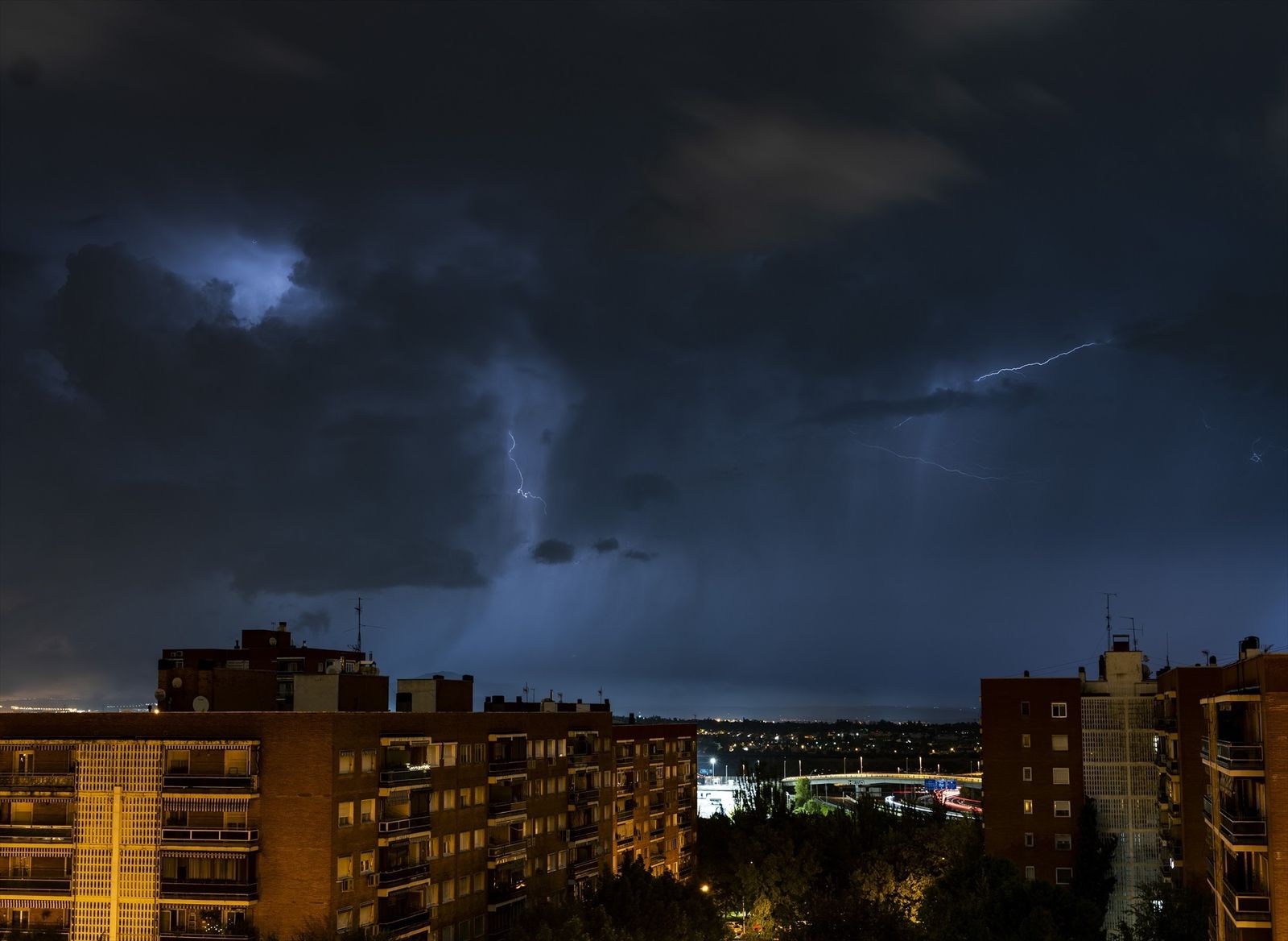 Tormenta en Madrid