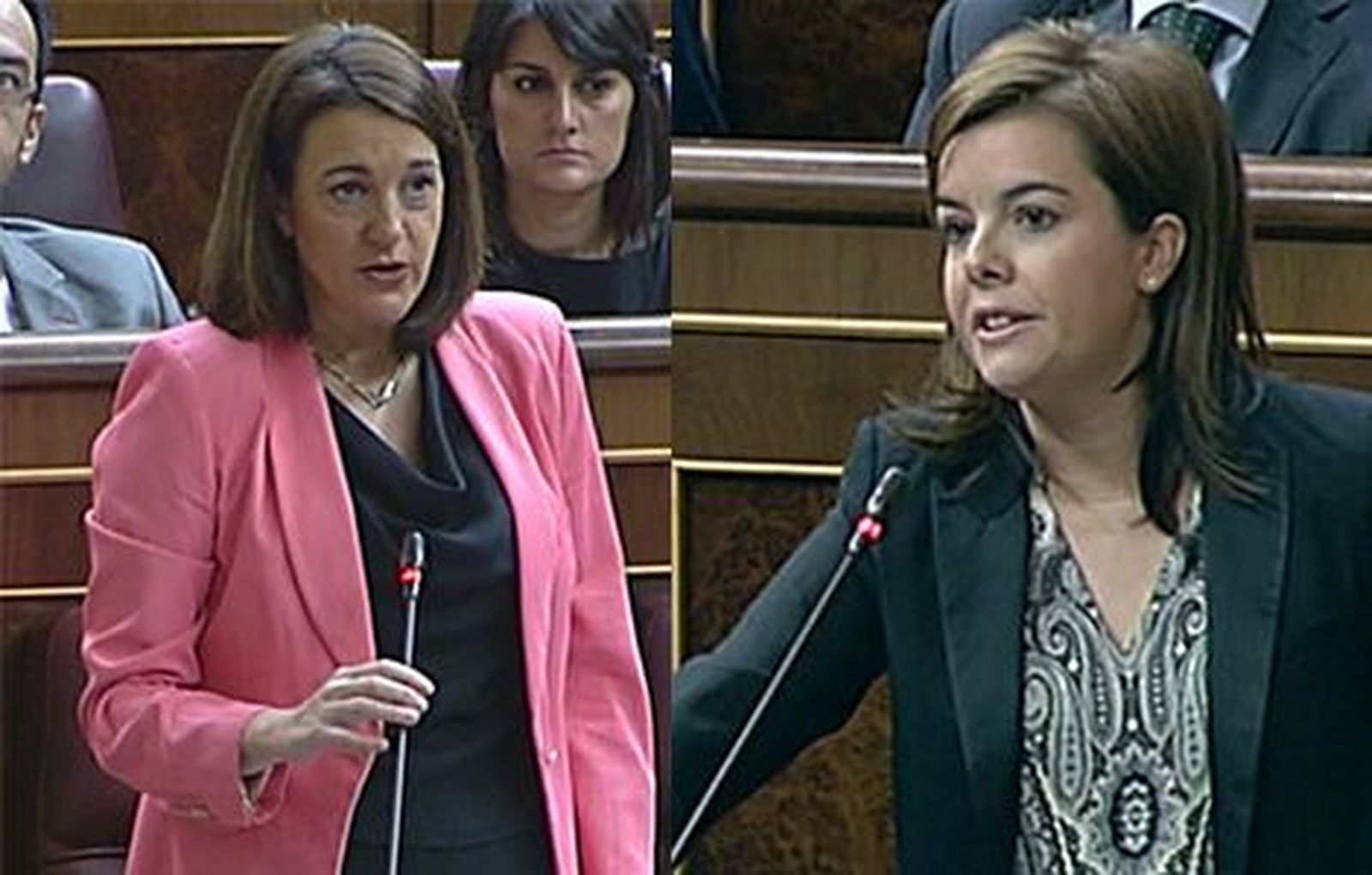 Sáenz de Santamaría contrapone la nueva Ley Seguridad a los métodos de Rubalcaba en Interior