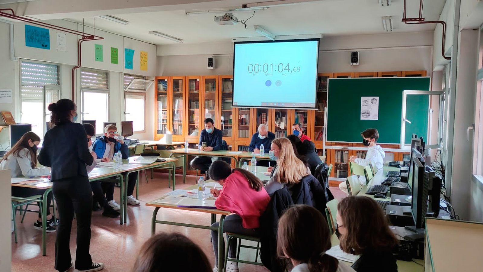 Liga de debate Escolar en un instituto de Leganés