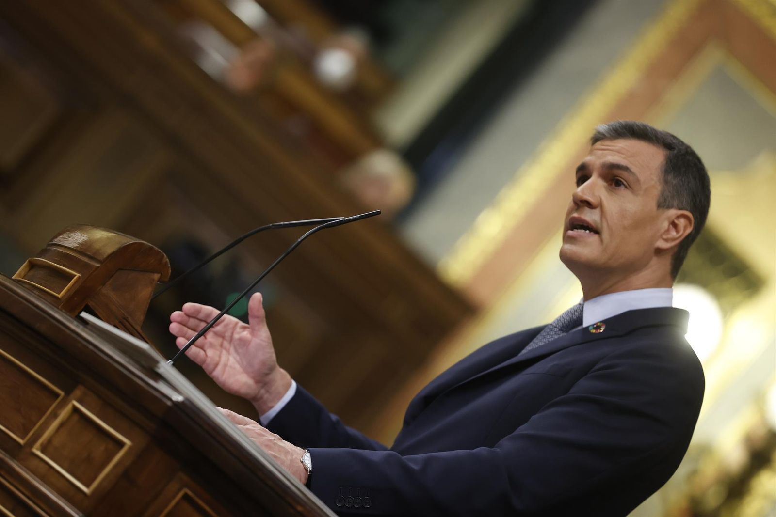 El presidente del Gobierno, Pedro Sánchez