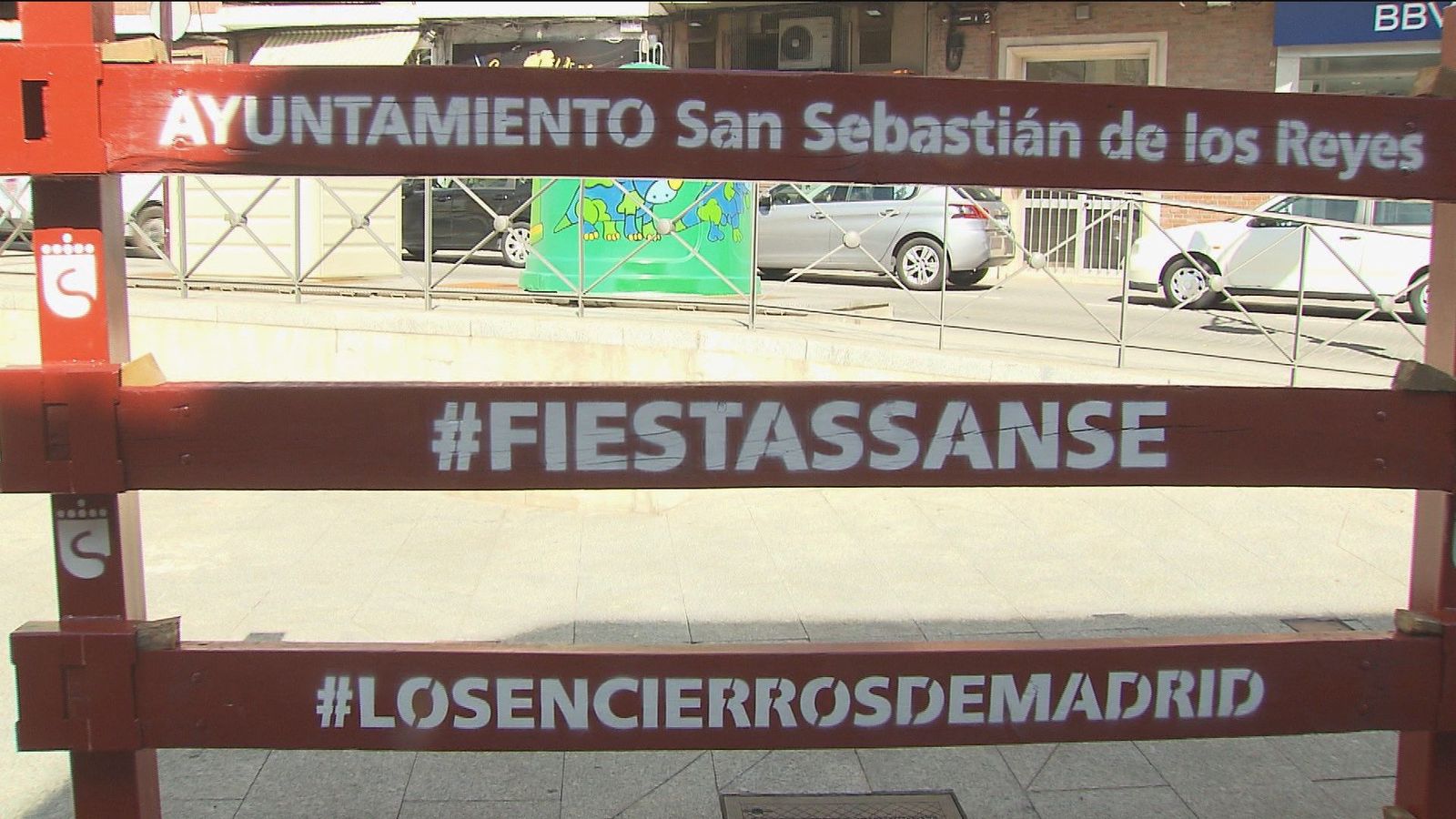 Sanse recuerda sus encierros suspendidos por la Covid-19 con una talanquera simbólica