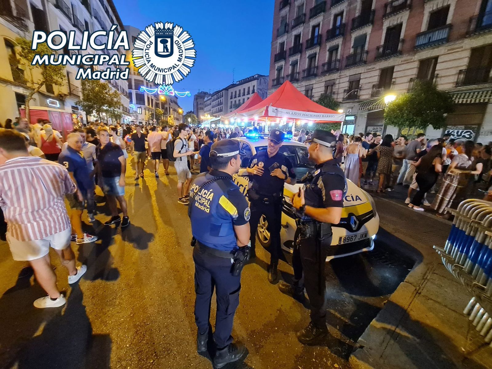 La Policía Municipal en las fiestas de San Cayetano