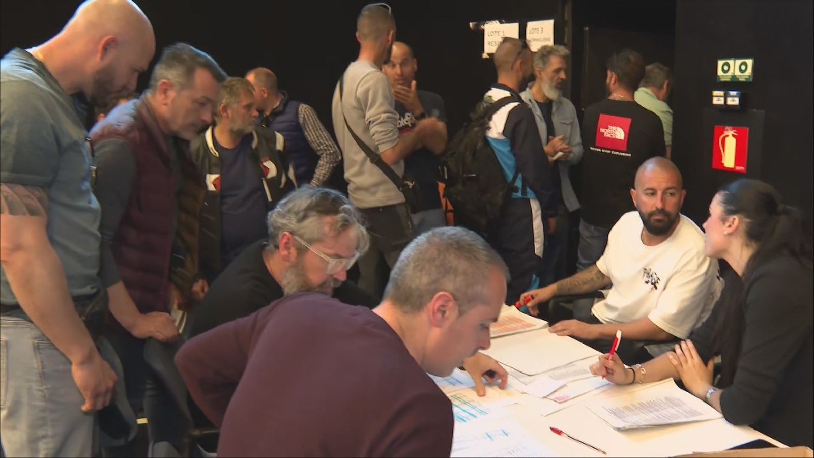Votación de los trabajadores del servicio de recogida de basuras de Madrid