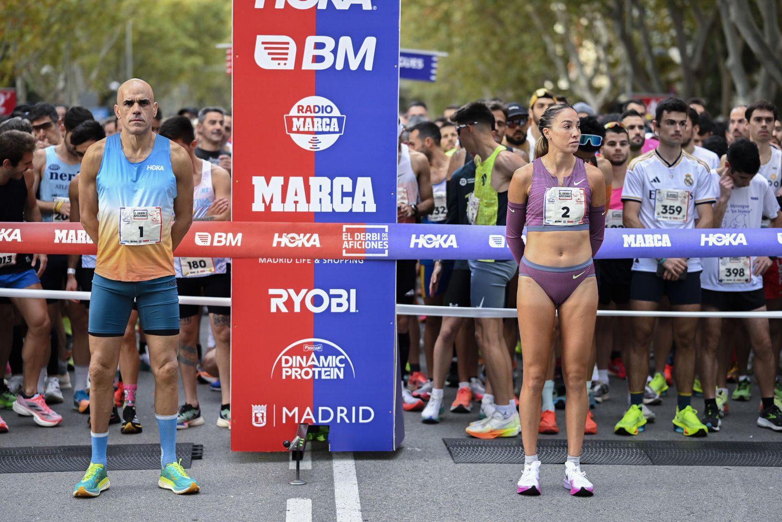 Reyes Estévez y Lucía Rodríguez