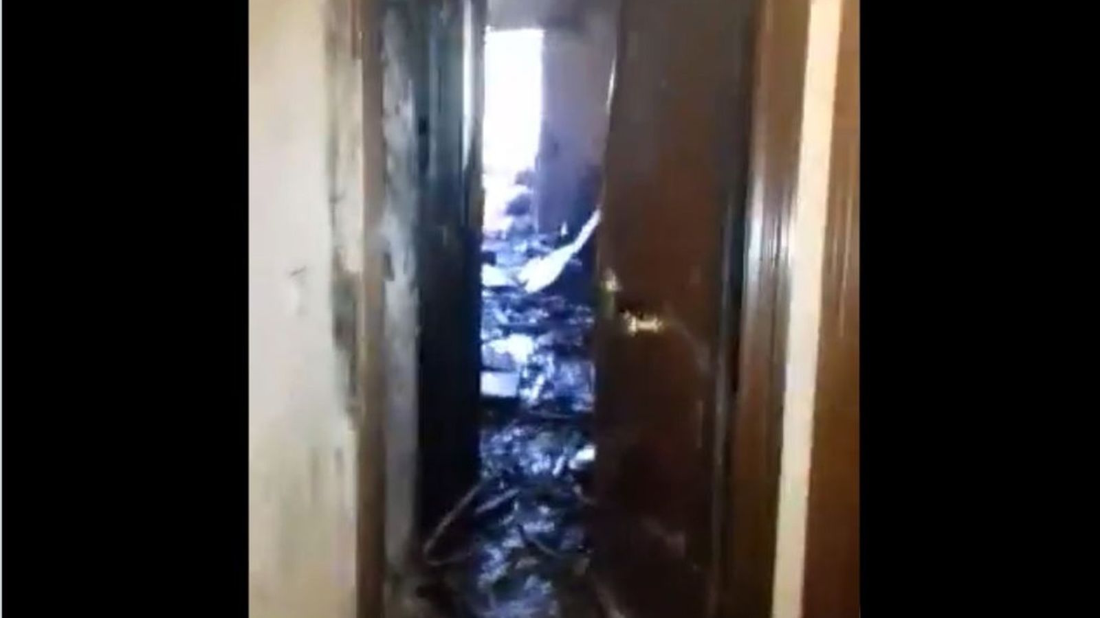 Incendio en  una vivienda en Alcorcón