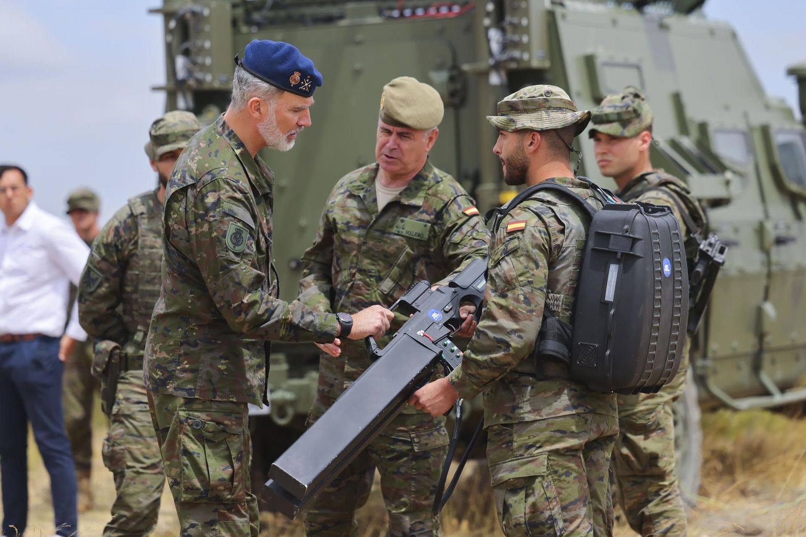 El rey Felipe VI asiste al ejercicio 'Atlas 24' del Ejército
