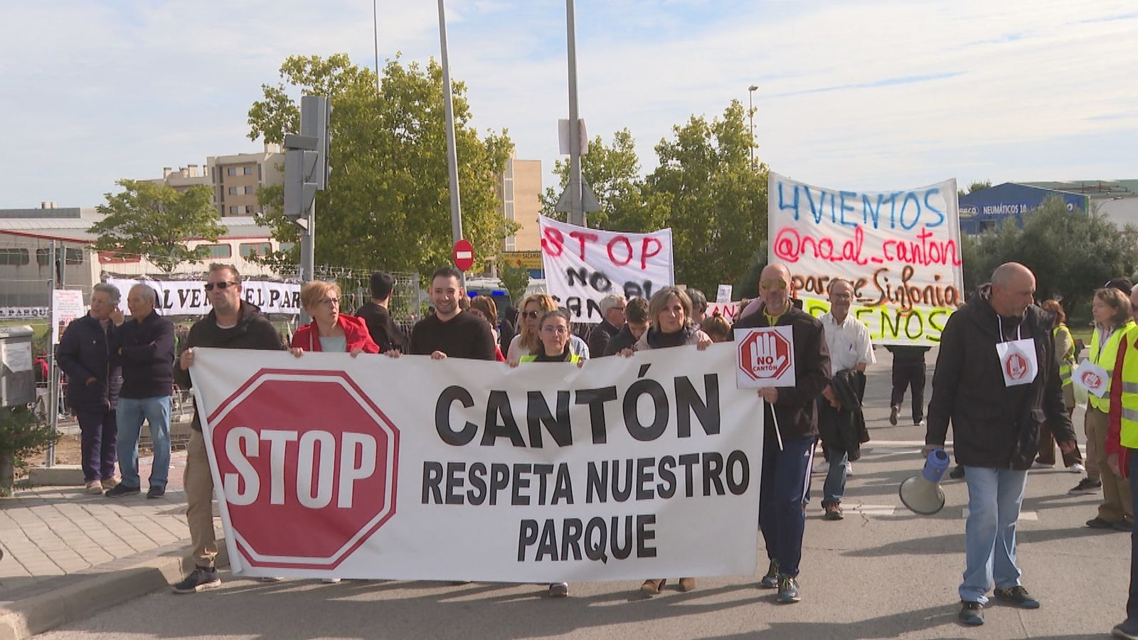 Manifestación en Vicálvaro