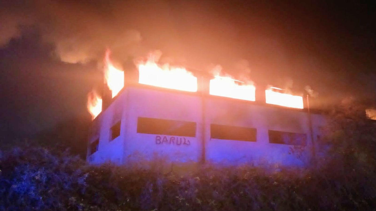 Incendio de una nave Alcorcón