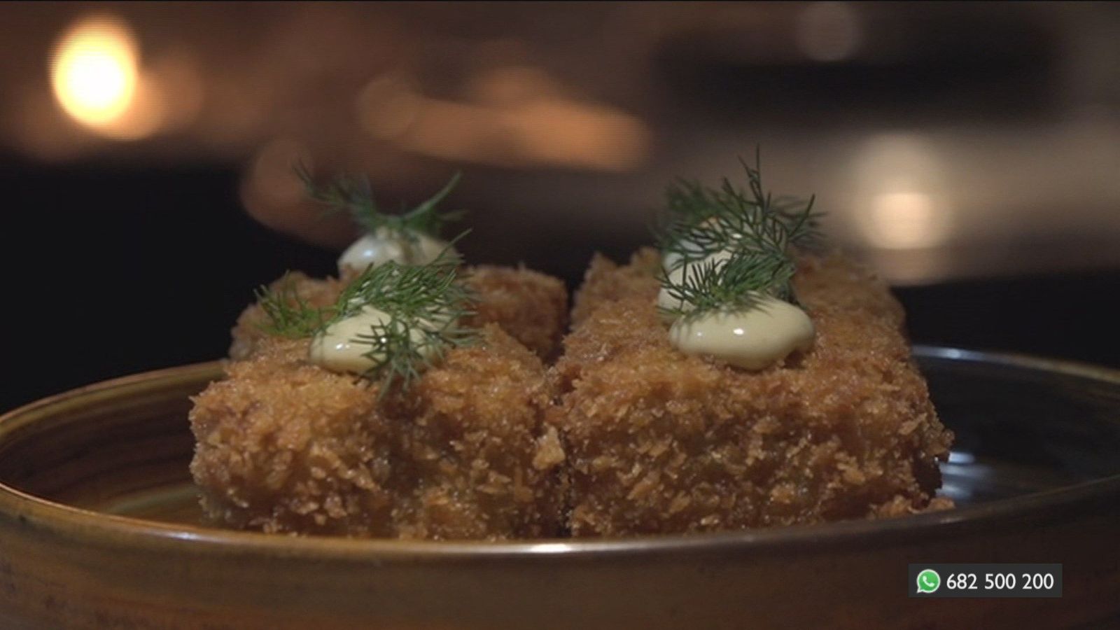 Croquetas de asado argentino en un restaurante del Paseo de la Chopera