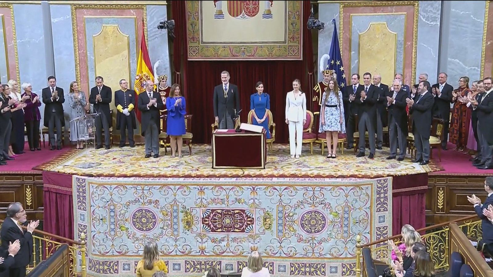 Los socios del Gobierno ausentes de la jura de la princesa de Asturias en las Cortes