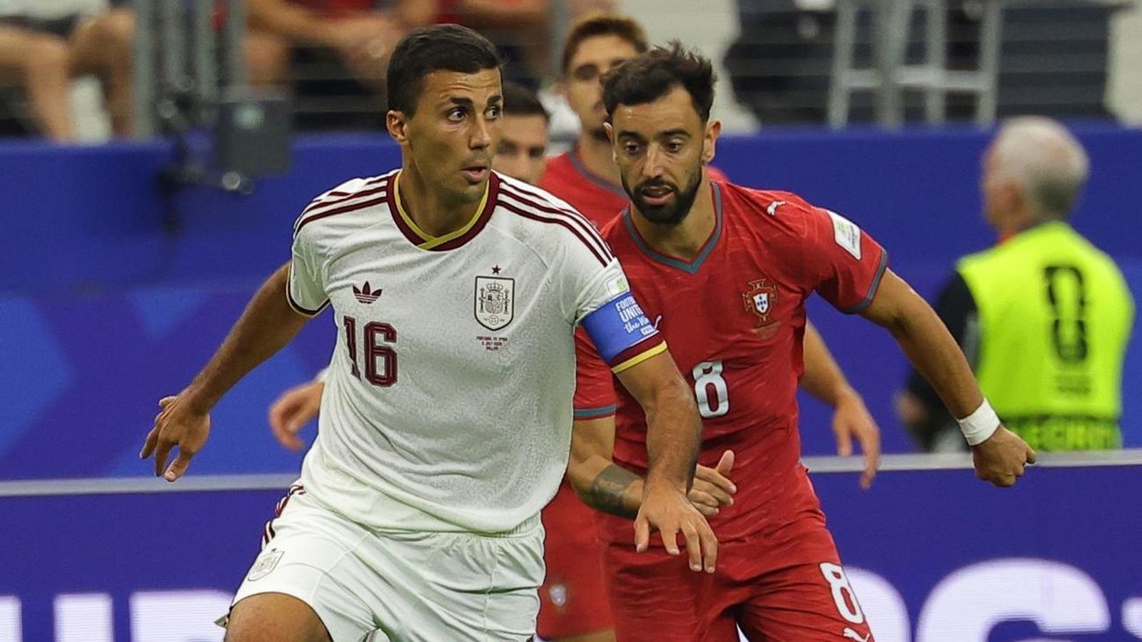 Rodri Hernández ante Portugal