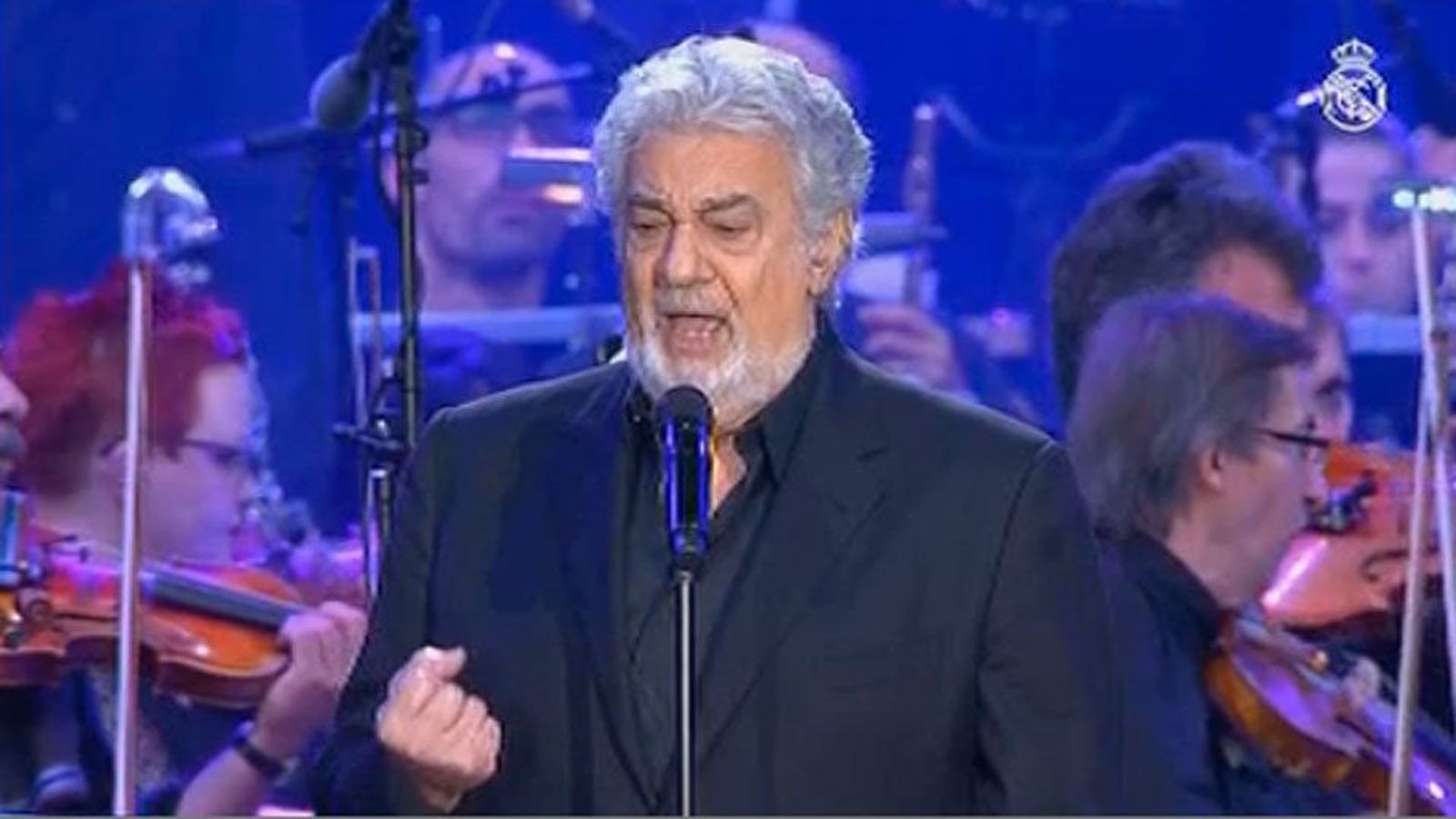 Plácido Domingo, homenaje y noche mágica en el Bernabeu