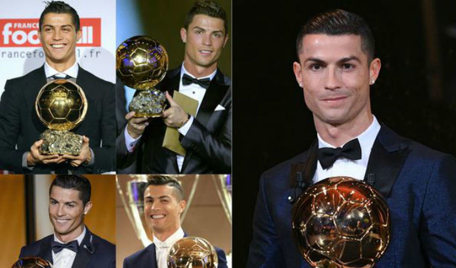 Cristiano Ronaldo, repoker de Balones de Oro