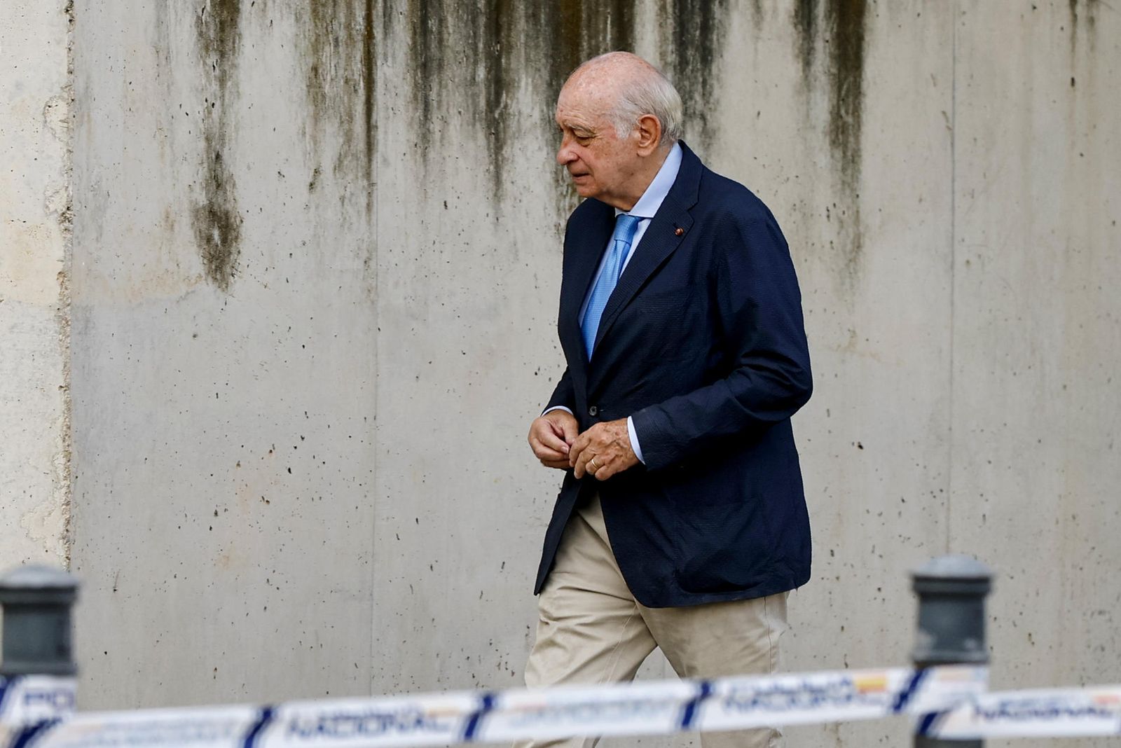 El exministro del Interior Jorge Fernández Díaz llega a la Audiencia Nacional, en San Fernando de Henares