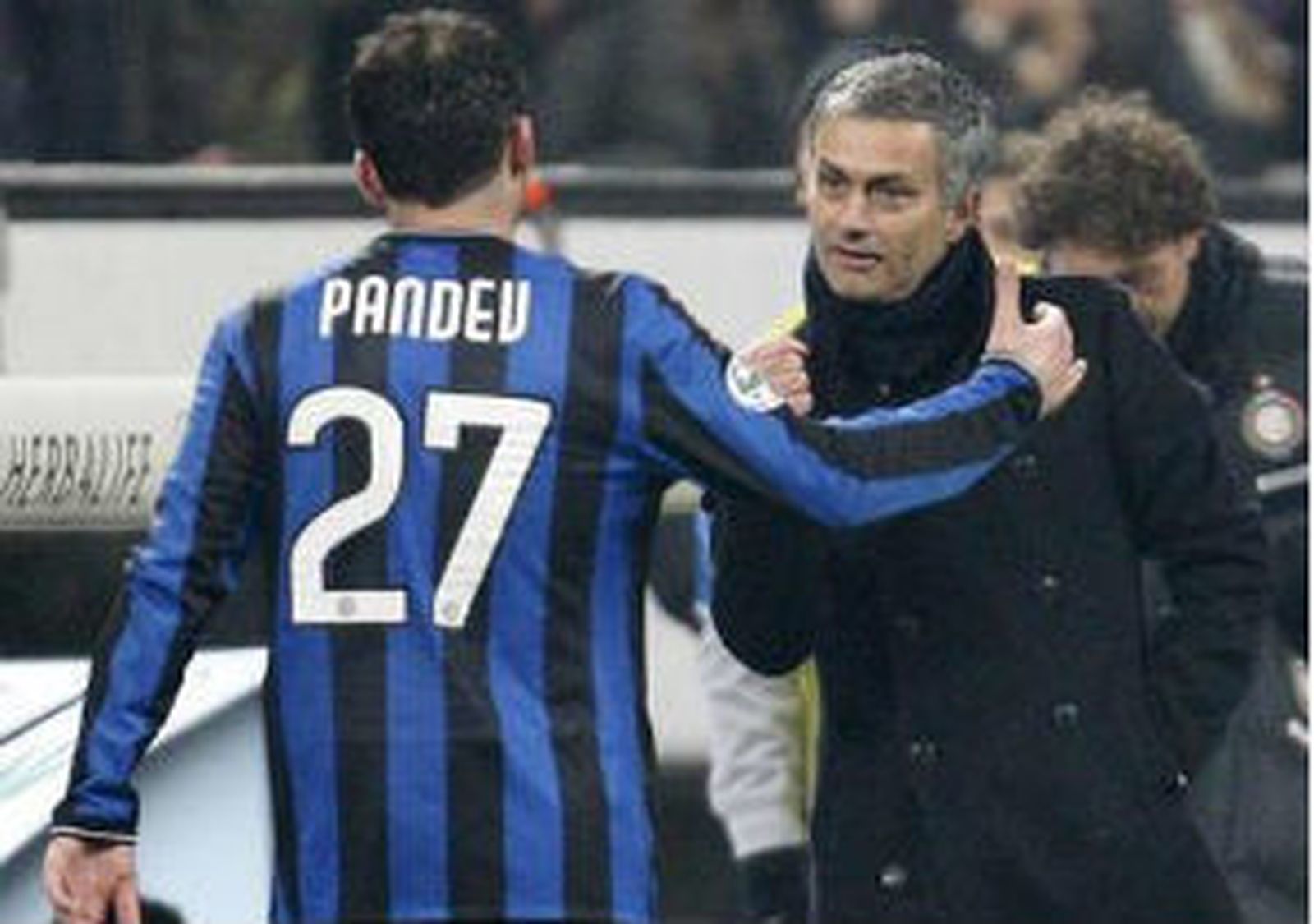 Mourinho y Pandev
