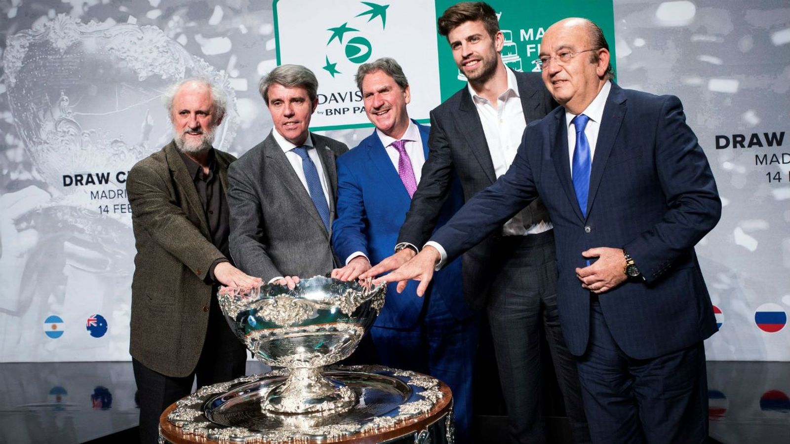 Croacia y Rusia, rivales de España en la 'nueva' Copa Davis