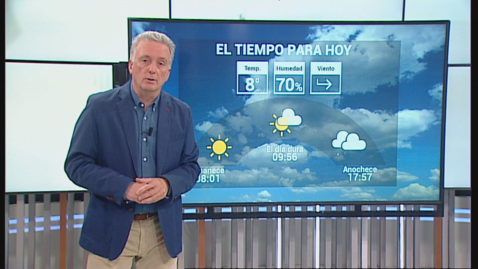 Tiempo muy frío para este miércoles en Madrid