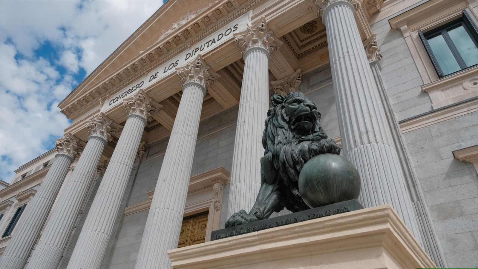 Fachada del Congreso de los Diputados