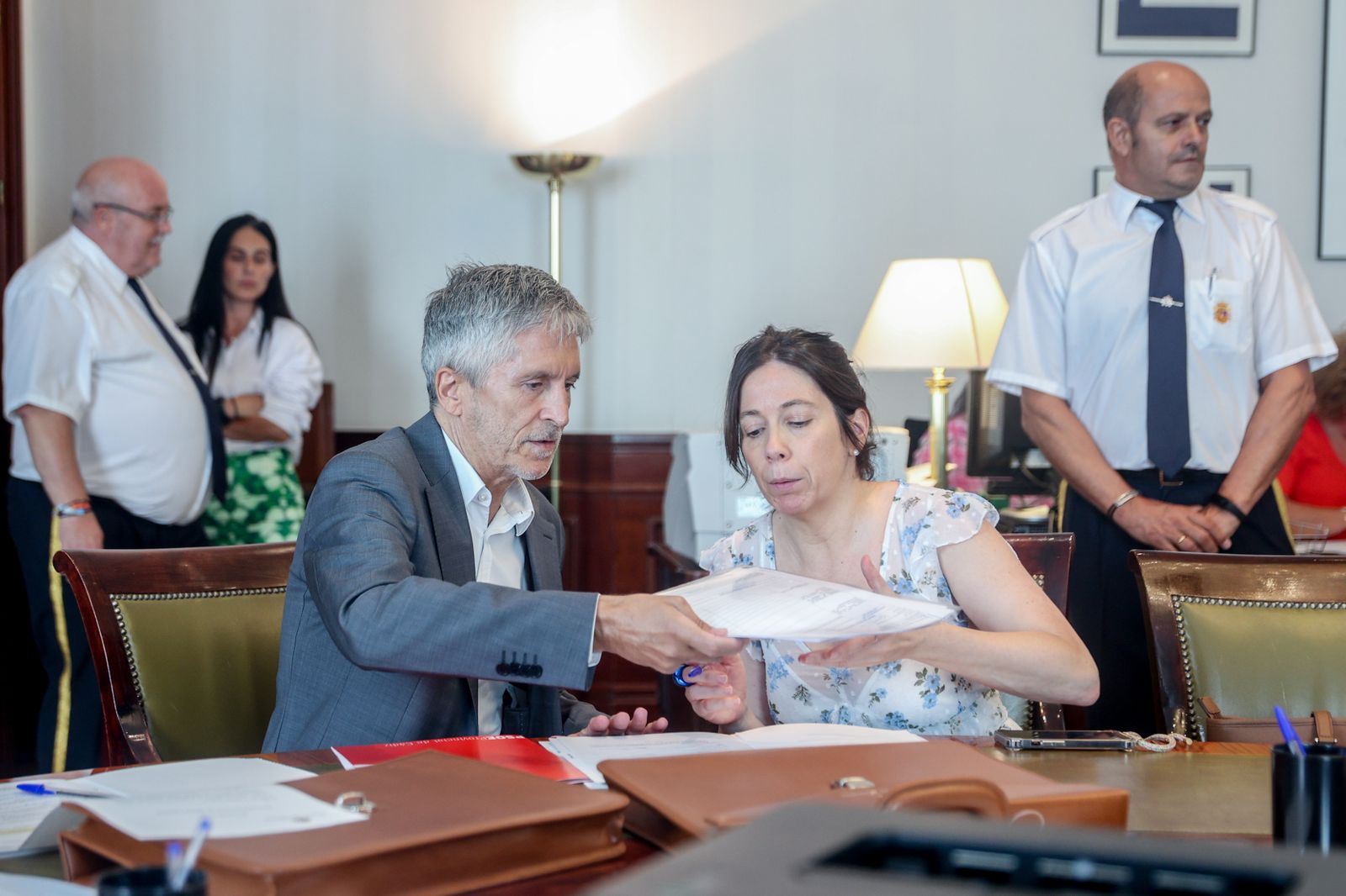 Marlaska presenta sus credenciales en el Congreso de los Diputados