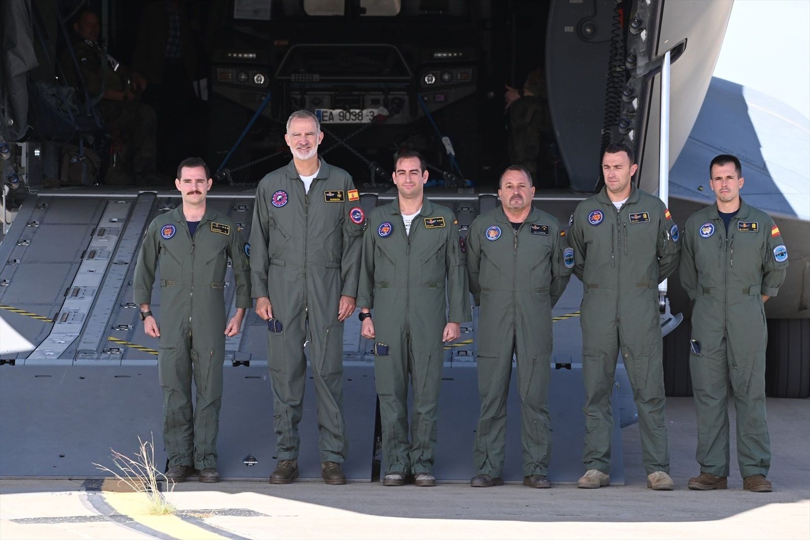 El rey Felipe VI participa por primera vez en el curso European Tactical Airlift Centre en la Base Aérea de Zaragoza