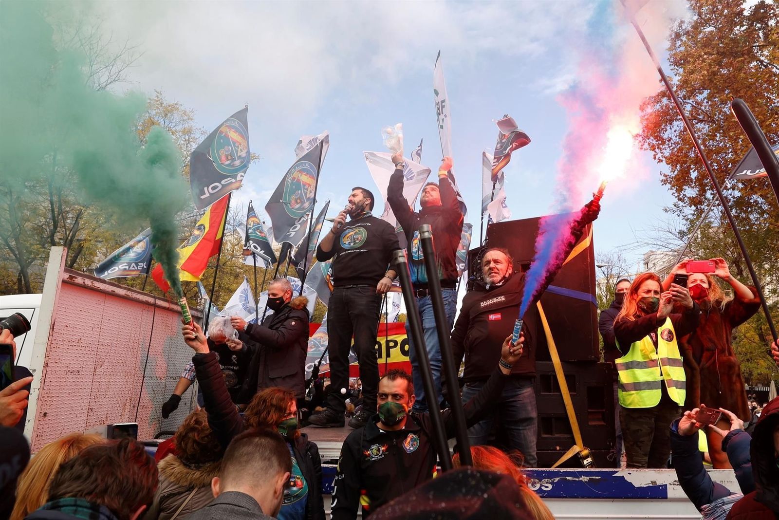 Policías y guardias civiles, tras la movilización del sábado: “Siguen sin escucharnos”