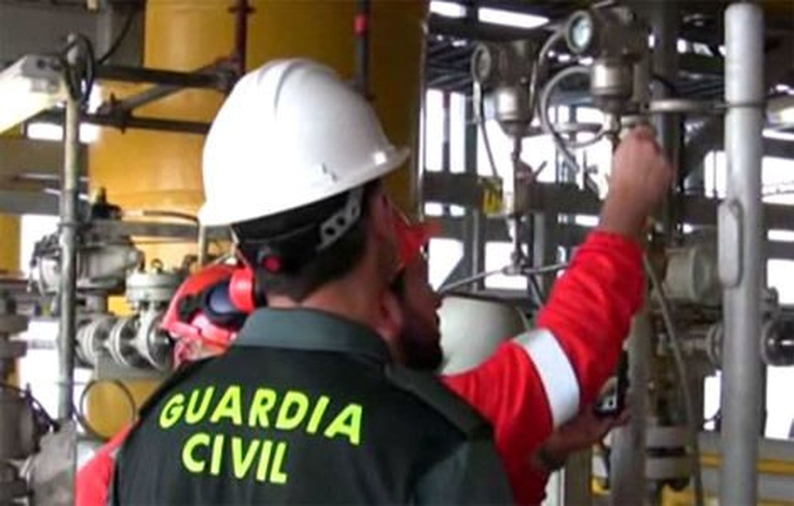 La Guardia Civil constata el cese de actividad  en la plataforma del proyecto Castor