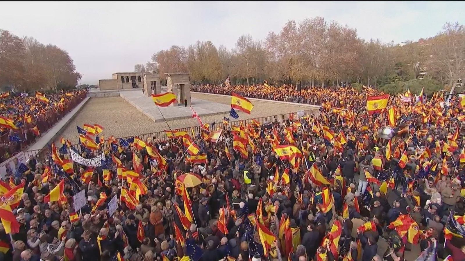 El PP cifra en 15.000 los asistentes a la protesta en Madrid contra la amnistía