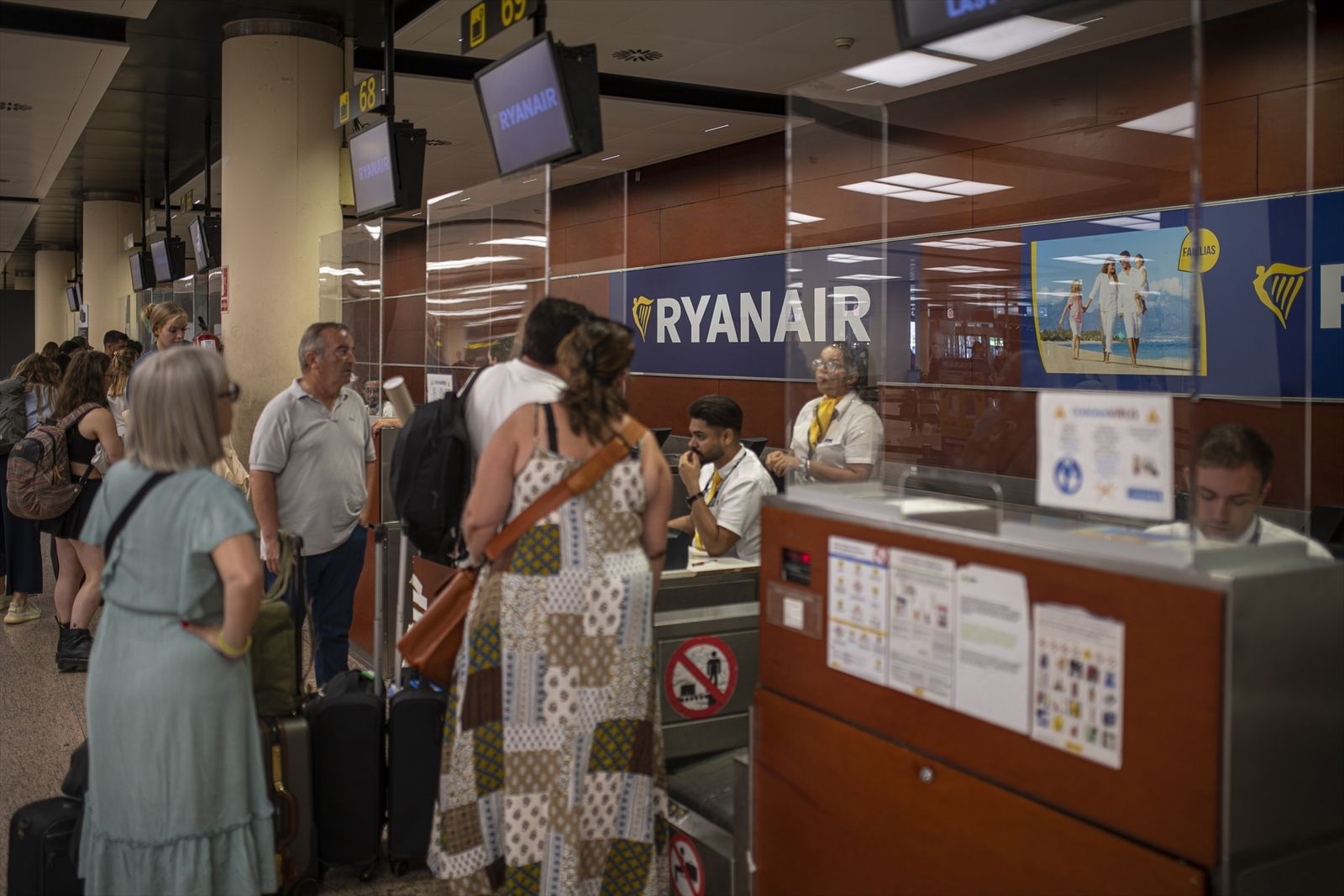 La huelga en Ryanair deja este martes cuatro cancelaciones y 30 retrasos