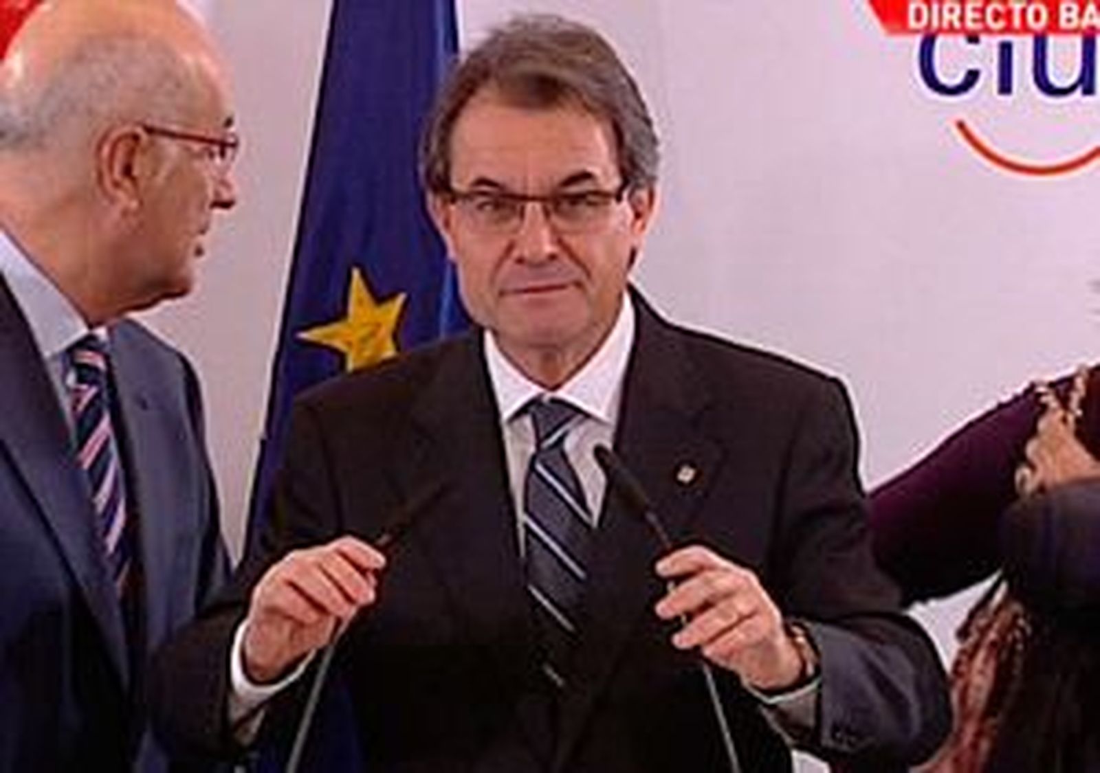 Artur Mas en rueda de prensa Elecciones catalanas 2012